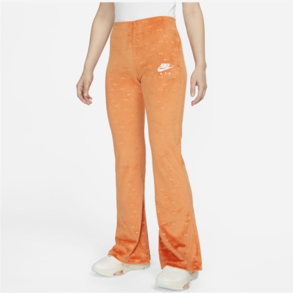 Nike Air Orange Velour Sweats Set - Picture 7 of 7